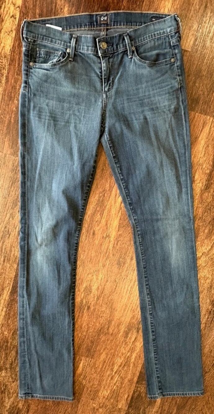 Citizens Of Humanity Ava Low Rise Straight Leg Jeans Womens Size 29 Blue Denim